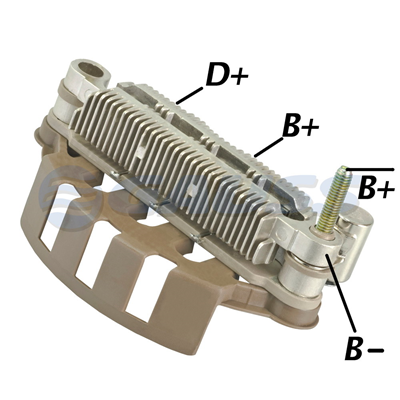 RECTIFICADOR MITSUBISHI FORD CARGO REF 230593 95AMP 8X35A DISTANCIA EH 85MM TRIDIODO CAPACITOR TIPO MITSUBISHI