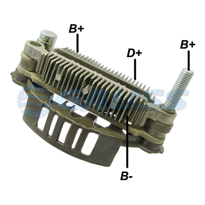 RECTIFICADOR MITSUBISHI PAJERO 2.8L94-98 95AMP 6X35A100MM(GA857) TIPO MITSUBISHI