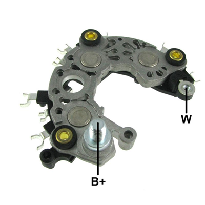 RECTIFICADOR VW VOLKSWAGEN GOLF GOL 2008 85AMP 6X35A AVALANCHE 103MM(GA343 GA363) TIPO BOSCH