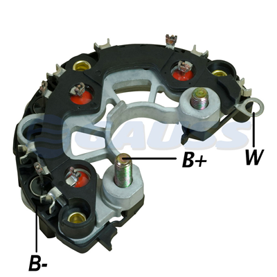 RECTIFICADOR AUDI A3 LAND ROVER VW VOLKSWAGEN SEAT 90AMP 6X35A CONEXION TRIANGULO (GA225 GA261 GA282) TIPO BOSCH