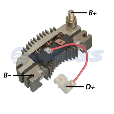 RECTIFICADOR MAZDA 85AMP 6X35A TRIDIODO 17.5MM (GA117) TIPO MAGNETI MARELLI