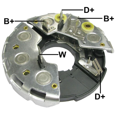 [07GA1506] RECTIFICADOR VW VOLKSWAGEN BMW MB MERCEDES BENZ 65AMP 6X35A PLATO TRIDIODO TIPO BOSCH
