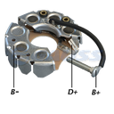 RECTIFICADOR VW VOLKSWAGEN ESCARABAJO 85AMP 6X35A 111MM (GA001 GA011 GA012 GA013) TIPO BOSCH