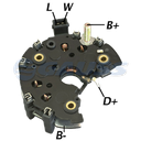 RECTIFICADOR VW VOLKSWAGEN GOLF JETTA BMW MB MERCEDES BENZ 90AMP 8X35A AVALANCHE (ZENER) TRIDIODO Y CAPACITOR (GA212 GA223) TIPO BOSCH