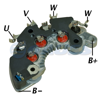 [07GA1759] RECTIFICADOR DAEWOO 85AMP 6X35A AVALANCHE HEAVY DUTYTIPO DELCO