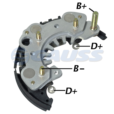 RECTIFICADOR NISSAN PRIMERA MAZDA 121 85AMP 6X35A TRIDIODO 103MM TIPO HITACHI