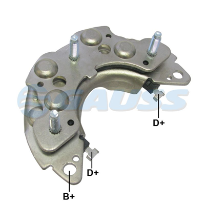 [07GA1780] RECTIFICADOR NISSAN SENTRA B13 B14 16V 86>88 120AMP 6X50A AJUSTE PRESIONTIPO HITACHI