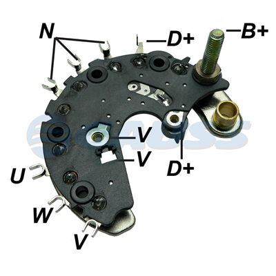 RECTIFICADOR CITROEN SAXO XSARA BERLINGO 120AMP 6X50A TRIDIODO TIPO VALEO