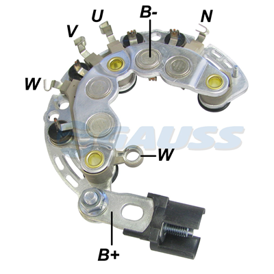 [07GA1891] RECTIFICADOR FORD ECOSPORT FORD FOCUS I 140AMP 8X50A110MM(GA350) TIPO VISTEON