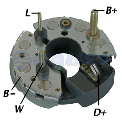 [07GA1909] RECTIFICADOR MB MERCEDES BENZ CAMIONES 120AMP 6X50ATIPO BOSCH