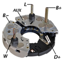 RECTIFICADOR MB MERCEDES BENZ FORD PEGASSO 90AMP 8X50A TRIDIODO TIPO BOSCH