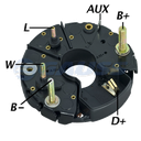 RECTIFICADOR BUSES IVECO MB MERCEDES BENZ 1113 VOLVO NL10 NL12 90AMP 8X35A AVALANCHE (ZENER) 35A (GA304) TIPO BOSCH