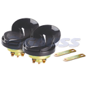 PITOS CARACOL 12V Ø90MM 4.5A 2 TERMINALES JUEGO X 2 BLISTER