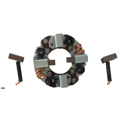 [39HD-102A-A] PORTAESCOBILLAS ARRANQUE MITSUBISHI CANTER FUSO /HYUNDAI H100 DIESEL ESCOBILLA BAJITA | REF: IR81057, MCP-102A-4, HD-102A-4, 36431C