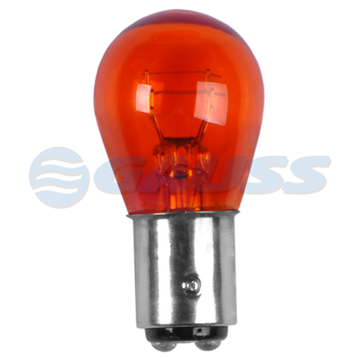 [28GL1034A] BOMBILLO MINIATURA 1034 BAY15D 12V 21/5W LUZ FRENO AMBAR STD CAJA X 10 1987302814 7528 1077 GL1034 12499