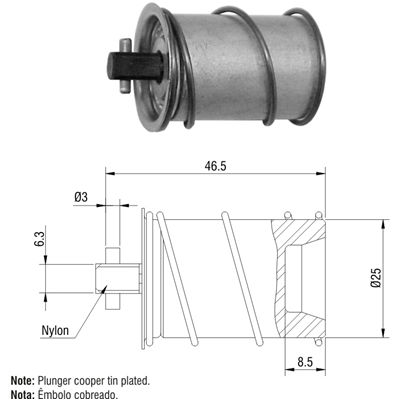 [02ZM-59094] EMBOLO AUTOMATICO ZM-590 ZM-592 TIPO VALEO