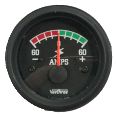 [16217084] AMPERIMETRO 60-60 52MM ESCALA COLOR ARO NEGRO