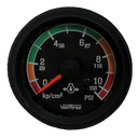 MARCADOR ACEITE MECANICO 150PSI ESCALA COLOR TABLERO NEGRO