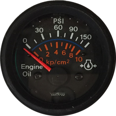 [16120944] MARCADOR ACEITE ELECTRICO 150PSI 24V ARO NEGRO