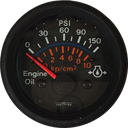 MARCADOR ACEITE ELECTRICO 150PSI 24V ARO NEGRO