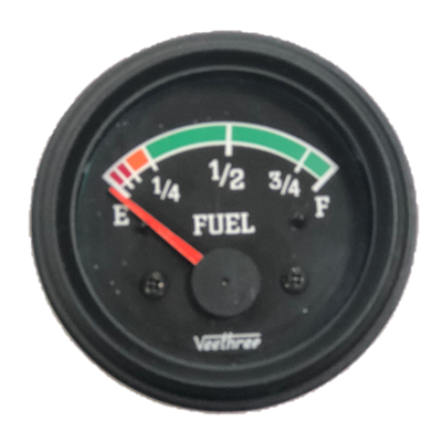 [16267283] MARCADOR GASOLINA SIN FLOTADOR 12V ESCALA COLOR ARO NEGRO