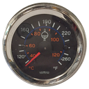 MARCADOR TEMPERATURA AGUA MECANICO 72" 1.83M ARO CROMADO