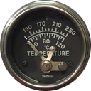 MARCADOR TEMPERATURA AGUA MECANICO 72" 1.83M SISTEMA MORPHY ARO CROMADO