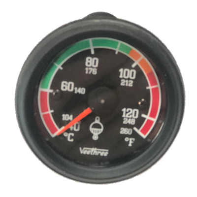 [16057626] MARCADOR TEMPERATURA AGUA MECANICO 72" 1 83M ESCALA COLOR ARO NEGRO