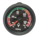 MARCADOR TEMPERATURA AGUA MECANICO 72" 1 83M ESCALA COLOR ARO NEGRO