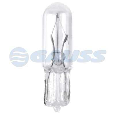 [28GL2721] BOMBILLO MINIATURA T-5 W2X4.6D W2W 12V 1.2W TABLERO STD CAJA X 10 UND 2721 12516