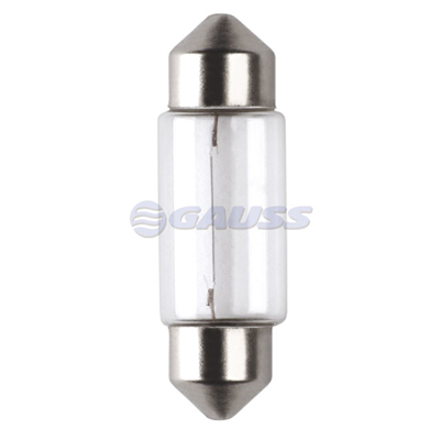 [28GL6410] BOMBILLO TIPO FUSIBLE 10X28 SV8.5-8 12V 10W MINIATURA STD CAJA X 10 12854-CI MOTOCICLETA