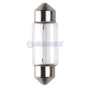 BOMBILLO TIPO FUSIBLE 10X28 SV8.5-8 12V 10W MINIATURA STD CAJA X 10 12854-CI MOTOCICLETA