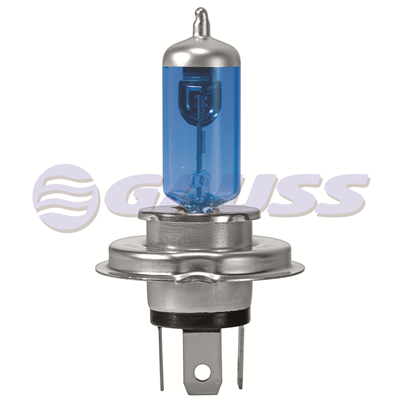 BOMBILLO HALOGENO H4 P43 12V 55/60W FARO MAXLIGHT 110% MAS LUZ 5000K PREMIUM CAJA UNIDAD 64193CBA 50440SUP GL12