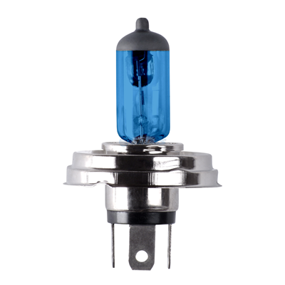 [28GL18] BOMBILLO HALOGENO H4 P45 12V 90/100W FARO MAXLIGHT 110% MAS LUZ 5000K PREMIUM CAJA X UNIDAD 64204CBA