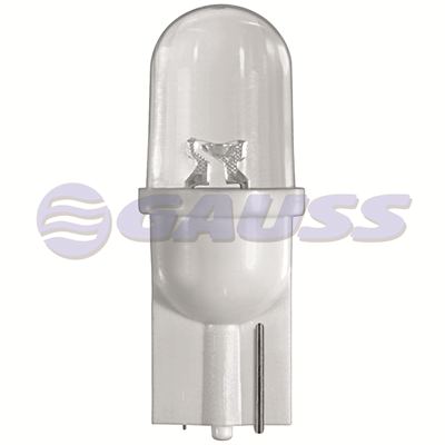 [28GL51] BOMBILLO MINIATURA 158 W2.1X9.5D 12V LUZ TABLERO INTERIOR MATRICULA BASE BLANCA MAXLIGHT 6000MCD STD BLISTER X 2 MOTOCICLETA