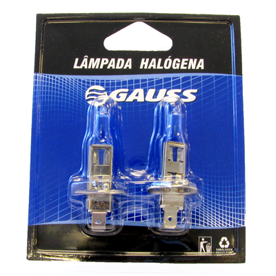 [28GL56] BOMBILLO HALOGENO H1 P14.5S 12V 100W FARO MAXLIGHT 110% MAS LUZ 5000K LUJO DUOPACK 62200CBA GL56