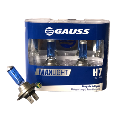 [28GL61] BOMBILLO HALOGENO H7 PX26D 12V 55W FARO MAXLIGHT 110% MAS LUZ 5000K PREMIUM DUOPACK 64210CBA