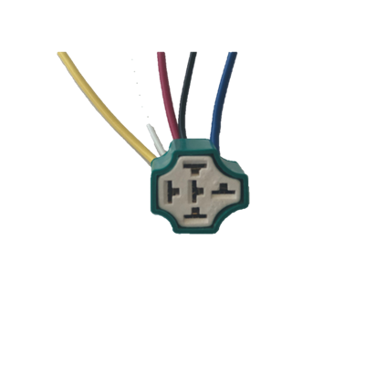[68WB70212] CONECTOR RELE LUCES 5 PATAS UNIVERSAL CERAMICA