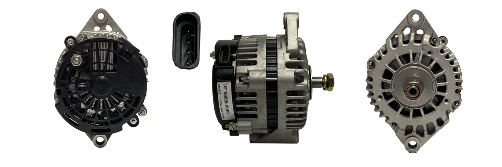 ALTERNADOR 13SI CUMMINS QSC 8.3 /PERKINS 1104C /1104D /1106C /1106D /CATERPILLAR 312E /314E MOTORES C4.4 /C7.1 24V 50A SPOOL MOUNT 4P SEÑAL D-D-L-P SIN POLEA DELCO