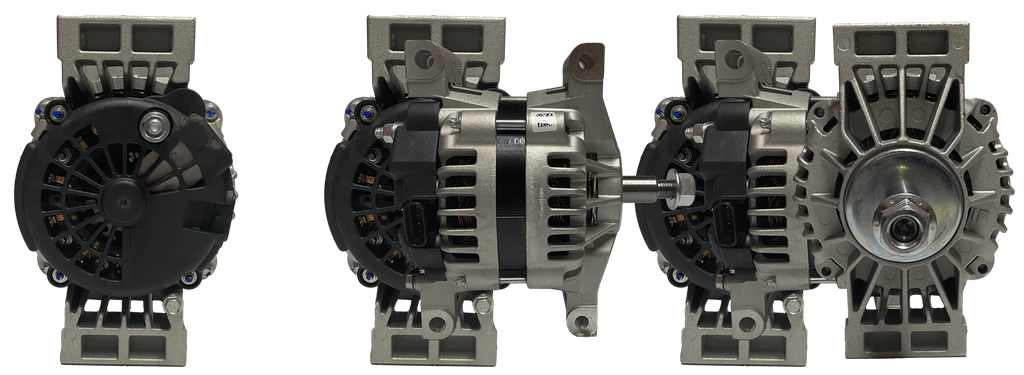 [038600143] ALTERNADOR 24SI FREIGHTLINER COLUMBIA /CASCADIA /KENWORTH T800 /T660 /T680 /INTERNATIONAL NAVISTAR  /CUMMINS ISX /ISM /ISC /ISB PADMOUNT 12V 160A 1P SIN POLEA DELCO