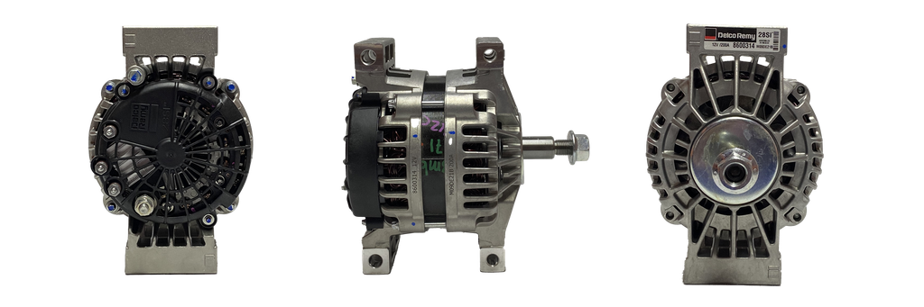 [038600253] ALTERNADOR 28SI 12V 200AMP BASE CUADRADA PAD MOUNT
