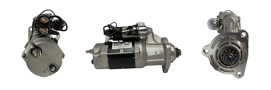 [038200519] ARRANQUE 39MT MERCEDES BENZ ACTROS /ATEGO /AXOR MOTOR MBE4000 /OM460 /OM501 /OM502 /DETROIT DD13 /DD15 24V 12T 7.3KW CW DELCO
