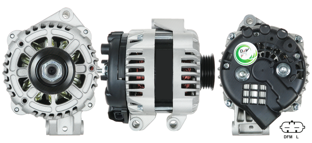 ALTERNADOR CHEVROLET ONIX 1.4 /JOY 1.4 /COBALT 1.4 /1.8 12V 80A 2P SEÑAL L(RC)- F(FR) 4PK DELCO