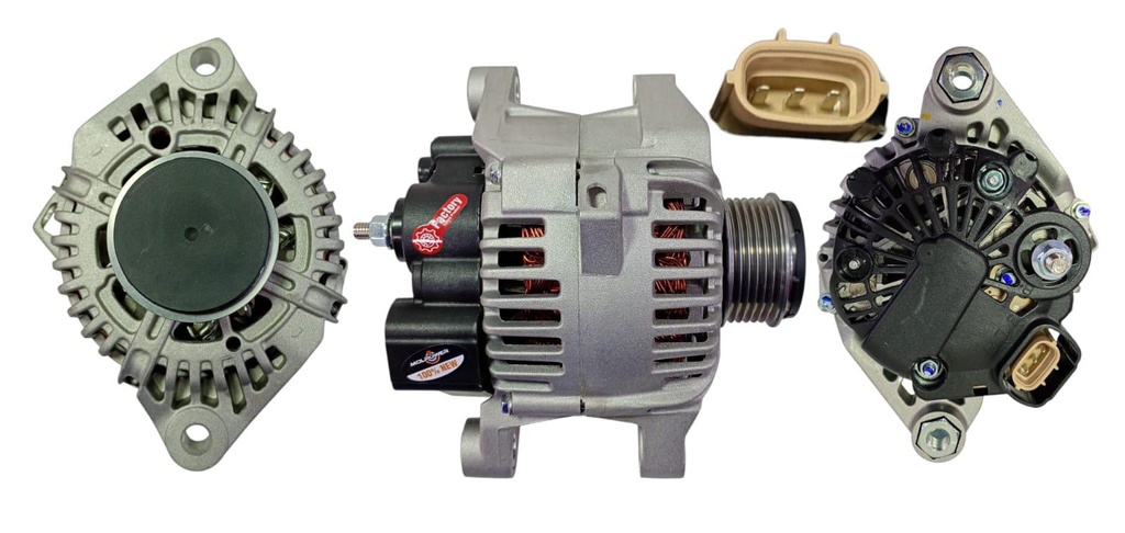 ALTERNADOR HYUNDAI SONATA 12V 125AMP 3PINES P:6PK T:VALEO 11202N