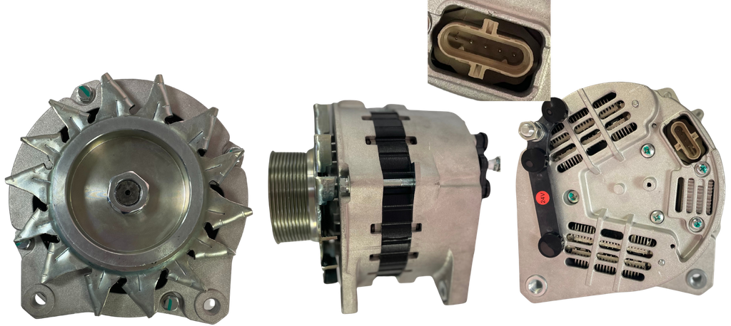 [31A9T46499] ALTERNADOR SCANIA SERIE K400 /K410 /K440 /K480 /PLATAFORMA DL5 /DL6 /SERIE P270 /P310 /P370 24V 160A 5P SEÑAL W-L-IG-S-FR 6PK MITSUBISHI