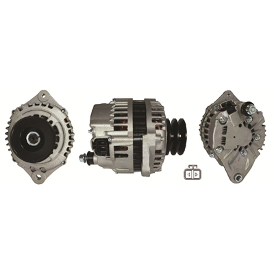 [59LS16332] ALTERNADOR NISSAN QD32 ADAPTACIONES 12V 90AMP 80MM 2PINES P: 2V T:HITACHI V:INT