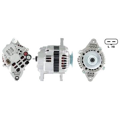 [3896.314.258] ALTERNADOR DAEWOO MATIZ LABO CHEVROLET SPARK MV 12V 65AMP POLEA SENCILLA EN V TIPO MANDO