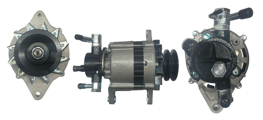 [318-94175-448-1] ALTERNADOR CHEVROLET NPR MODELO VIEJO /MOTORES ISUZU 4BD1 BOMBA GRANDE 12V 70A 3P SEÑAL S-NC-IG 2V HITACHI
