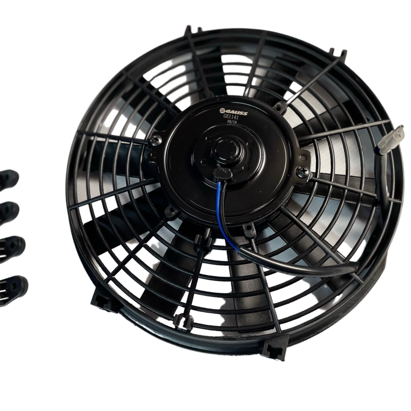 [74GE1141] MOTOVENTILADOR UNIVERSALERAL 10" 12V 10ASPAS Ø MOTOR HORARIO P180W ASPIRA Ø HELICE254MM SIN AIRE