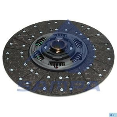 [66201.153] DISCO CLUTCH MERCEDES BENZ ATEGO 4.64259 105063 080.184-00A 1878048741 08.270.1000.691 Ø362 MM Z:18